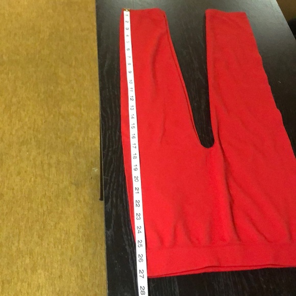 MOVING SALE NO HAGGLING WOMEN JOE FRESH RED/CREAM XL DRESS & RED NO BRAND LEGGIN - Picture 6 of 14